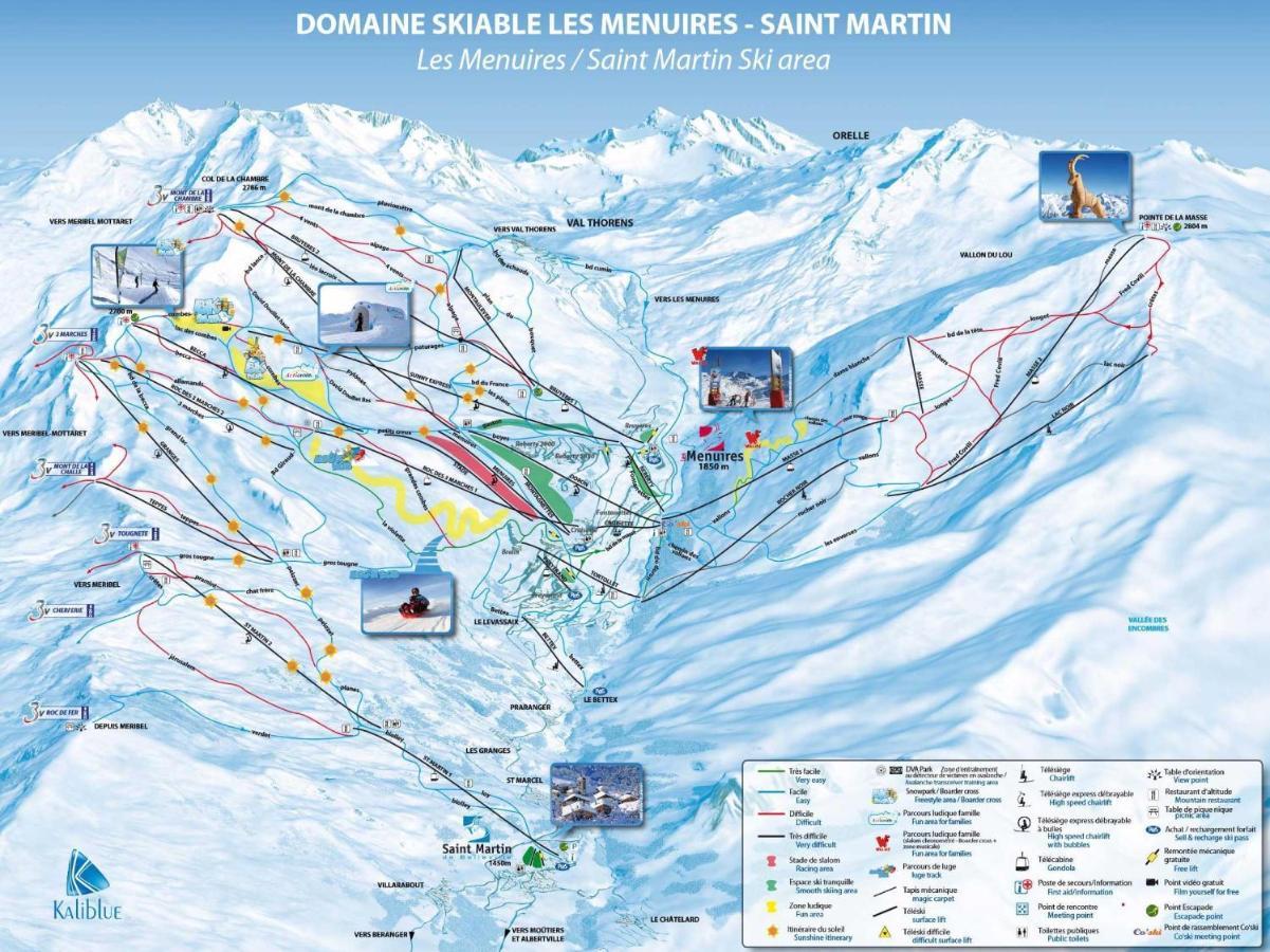 Residence Le Median - Les Menuires Saint-Martin-de-Belleville Zewnętrze zdjęcie